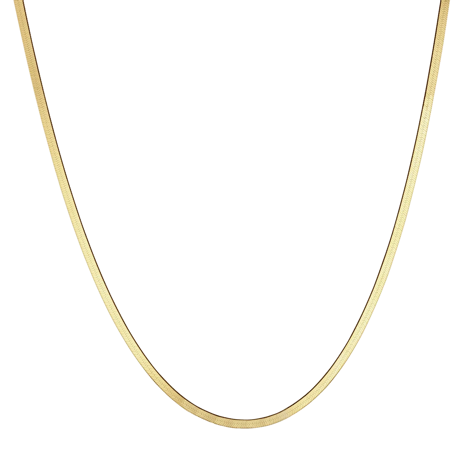 Children's 3mm Herringbone Necklace