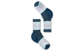 Striped Crew Socks for Kids - Twilight Blue