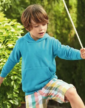 Kids Hooded Sweatshirt | AZURE BLUE