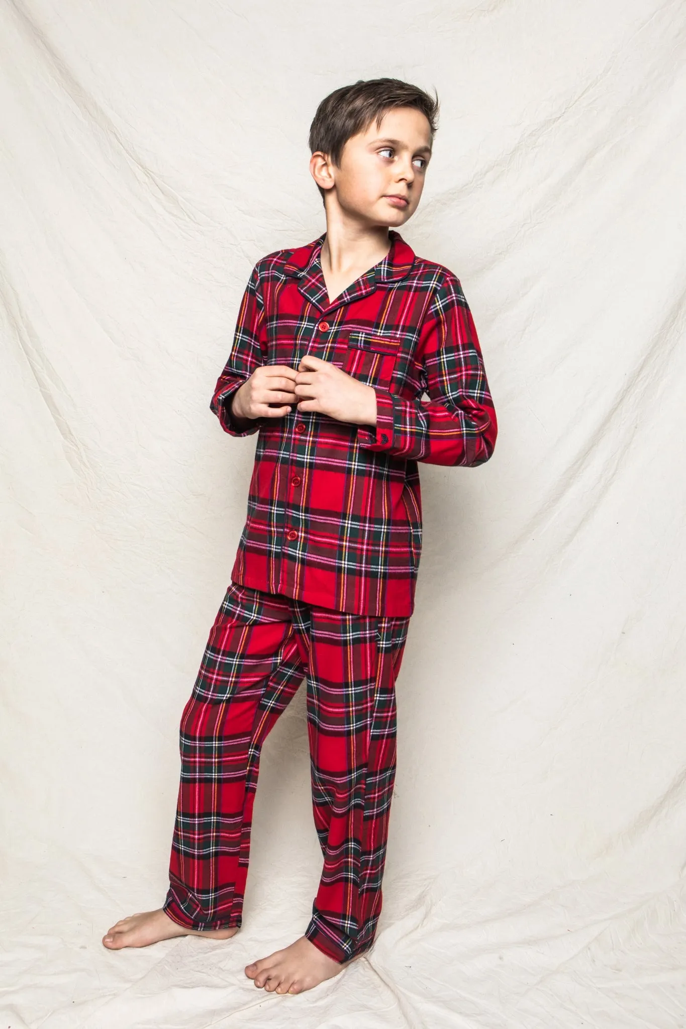 Kids Imperial Tartan Pajama Set