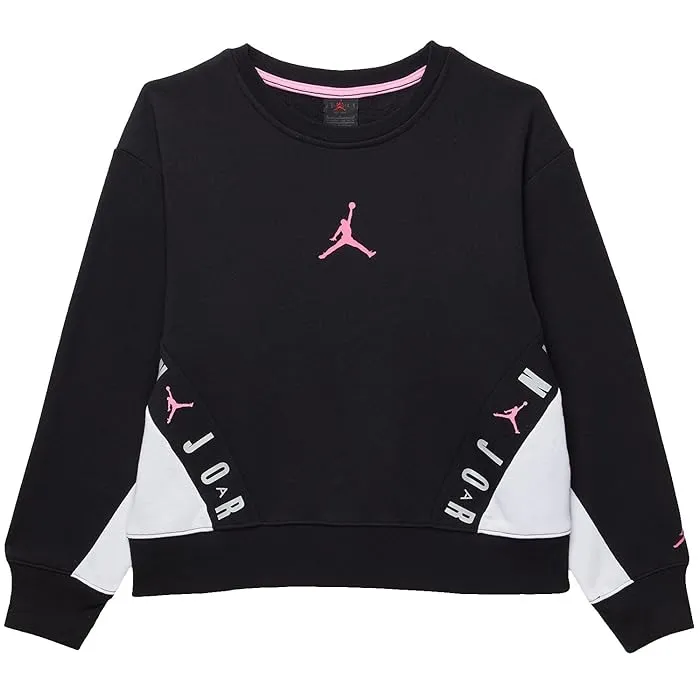 Kids Jordan Holiday Shine Glitter Crew Sweatshirt for Little and Big Kids