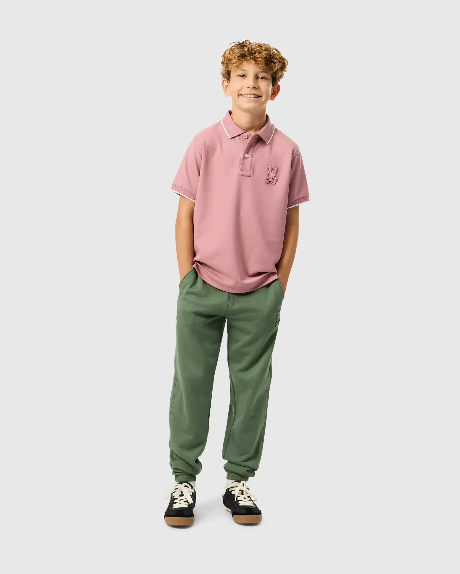 KIDS KINGSTON PIQUE POLO SHIRT - B0K764D200