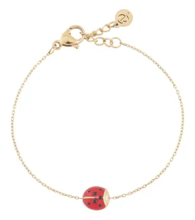 Gold Ladybug Bracelet for Kids by Edblad