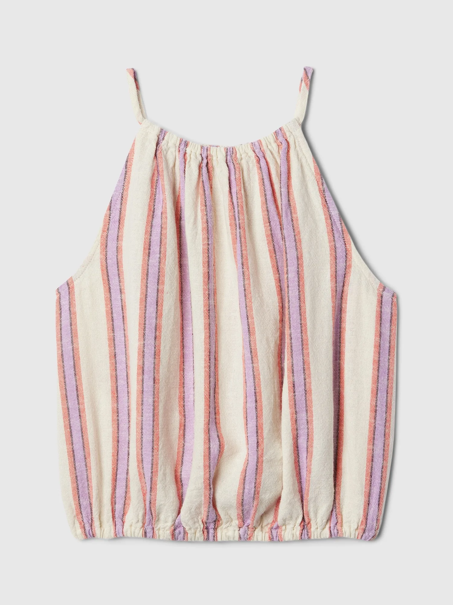 Kids Linen-Blend Halter Top