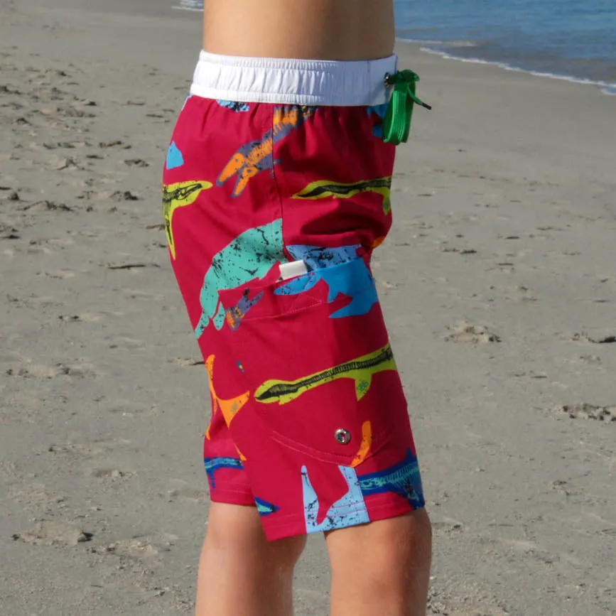 Kids Long Boardies: Plesiosaurs