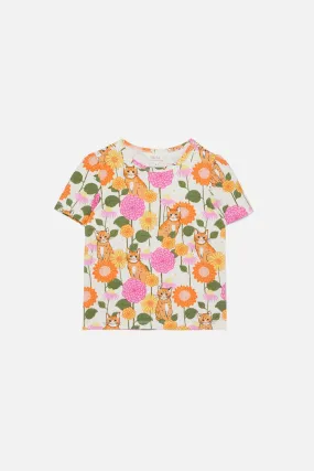 Meadow Cat Tshirt for Kids