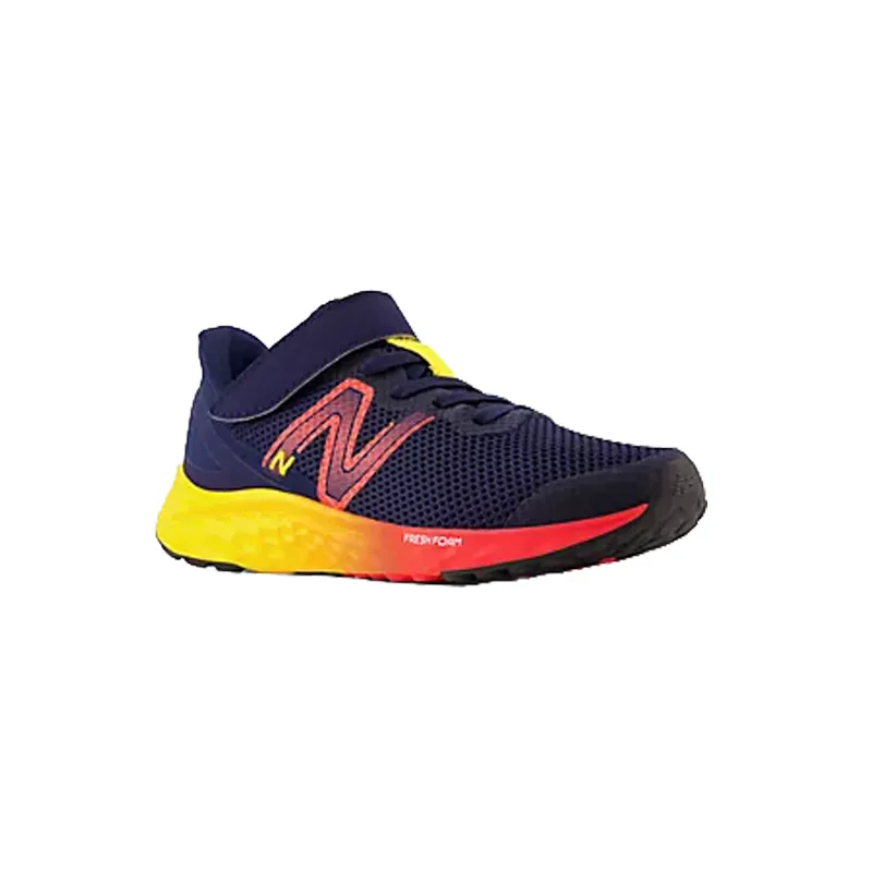 Children's Athletic Shoes for Preschool with Team Color in Navy and Red