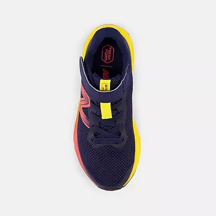 Children's Athletic Shoes for Preschool with Team Color in Navy and Red