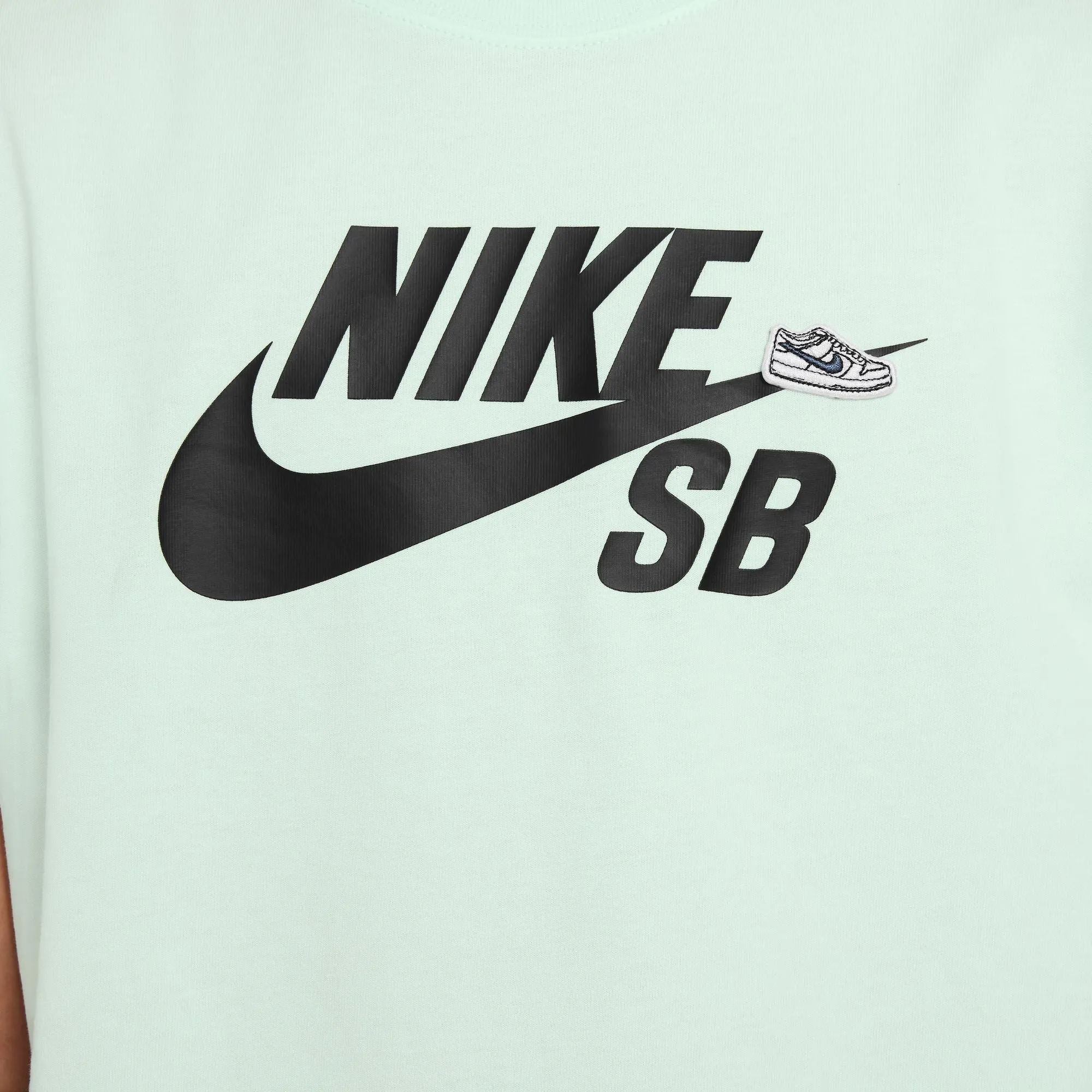 Nike SB Kid's Big T-Shirt in Barely Green