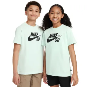 Nike SB Kid's Big T-Shirt in Barely Green