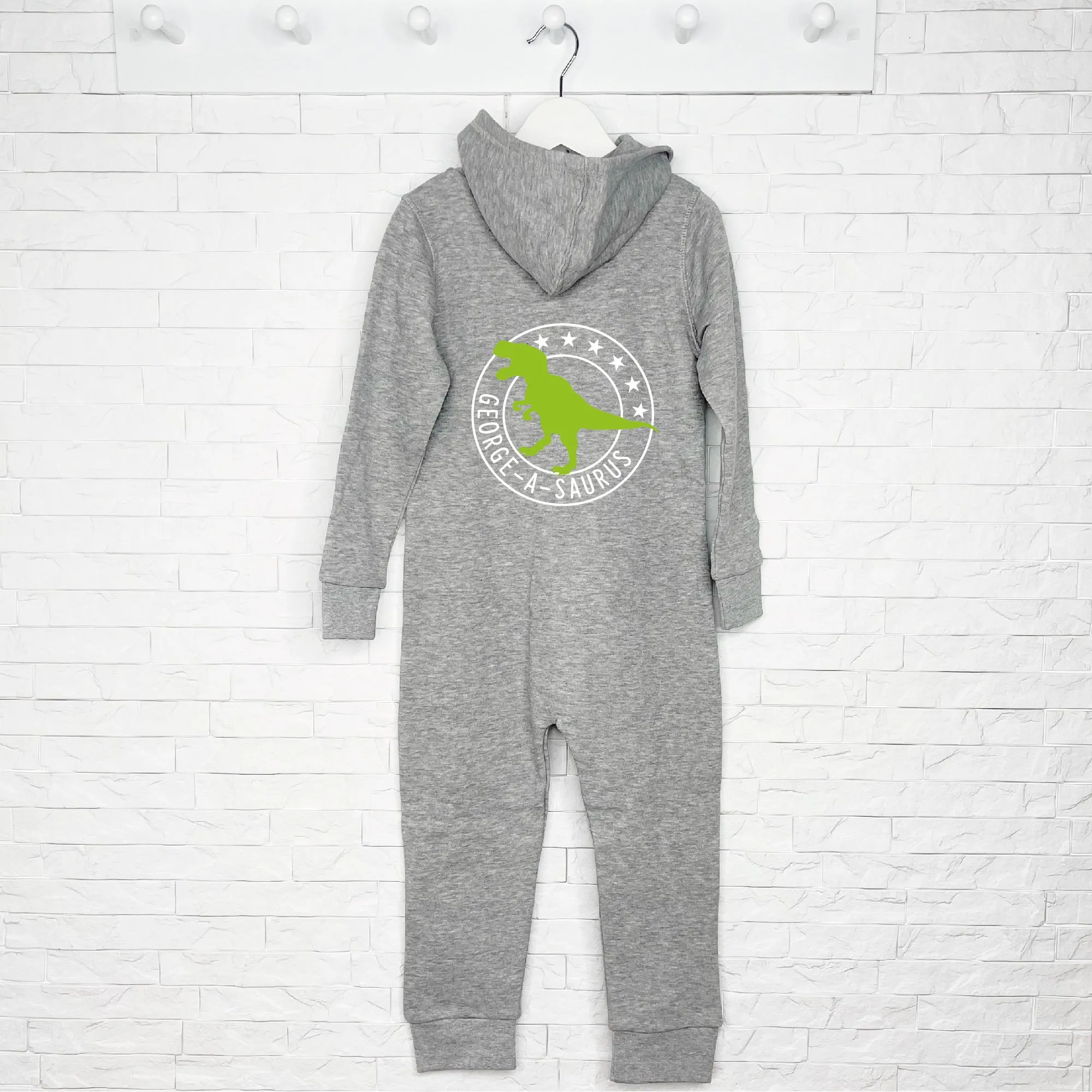 Kids Personalised Dinosaur Onesie