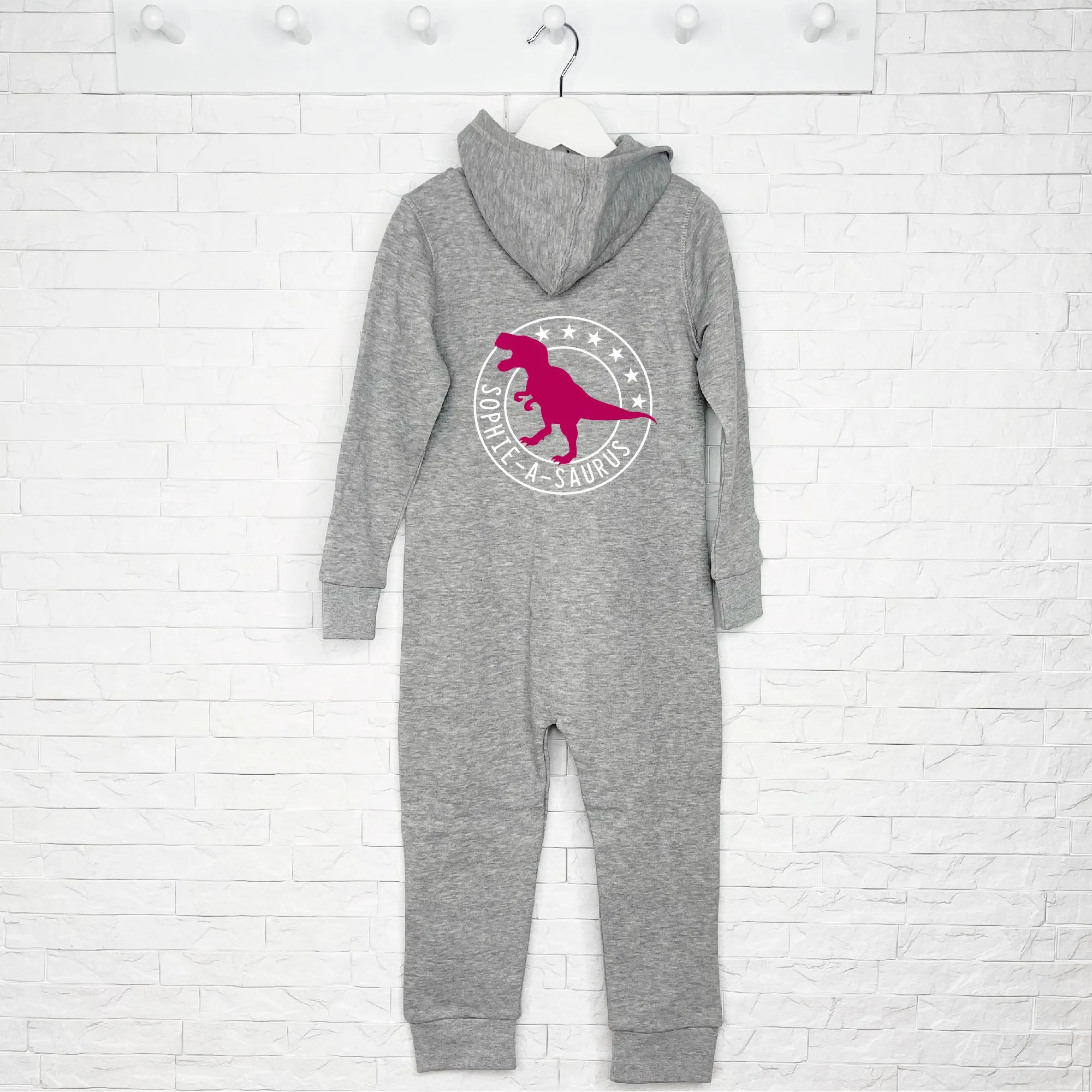 Kids Personalised Dinosaur Onesie