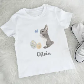 Kids Personalised Easter Bunny T Shirt