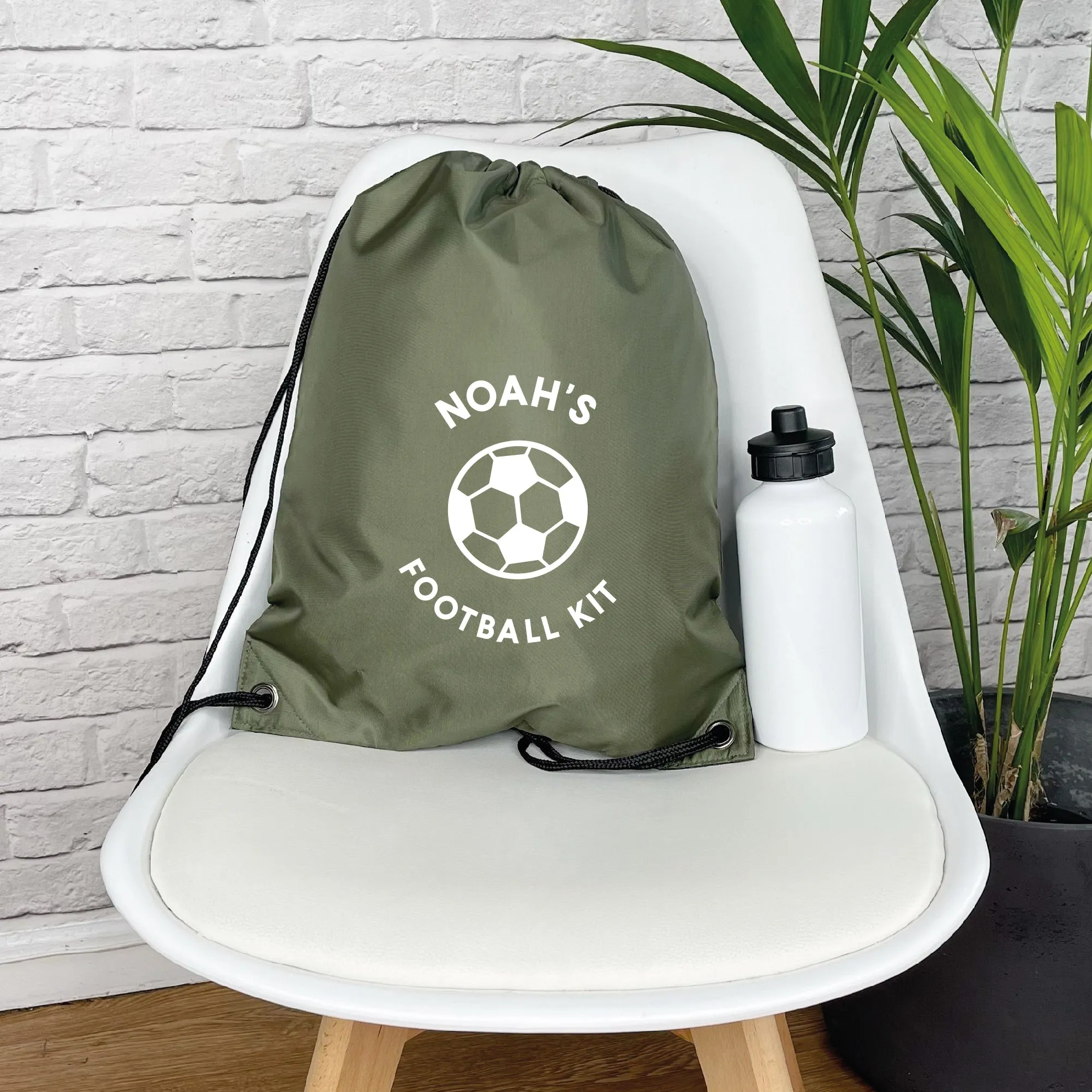 Kids Personalised Football Kit Bag