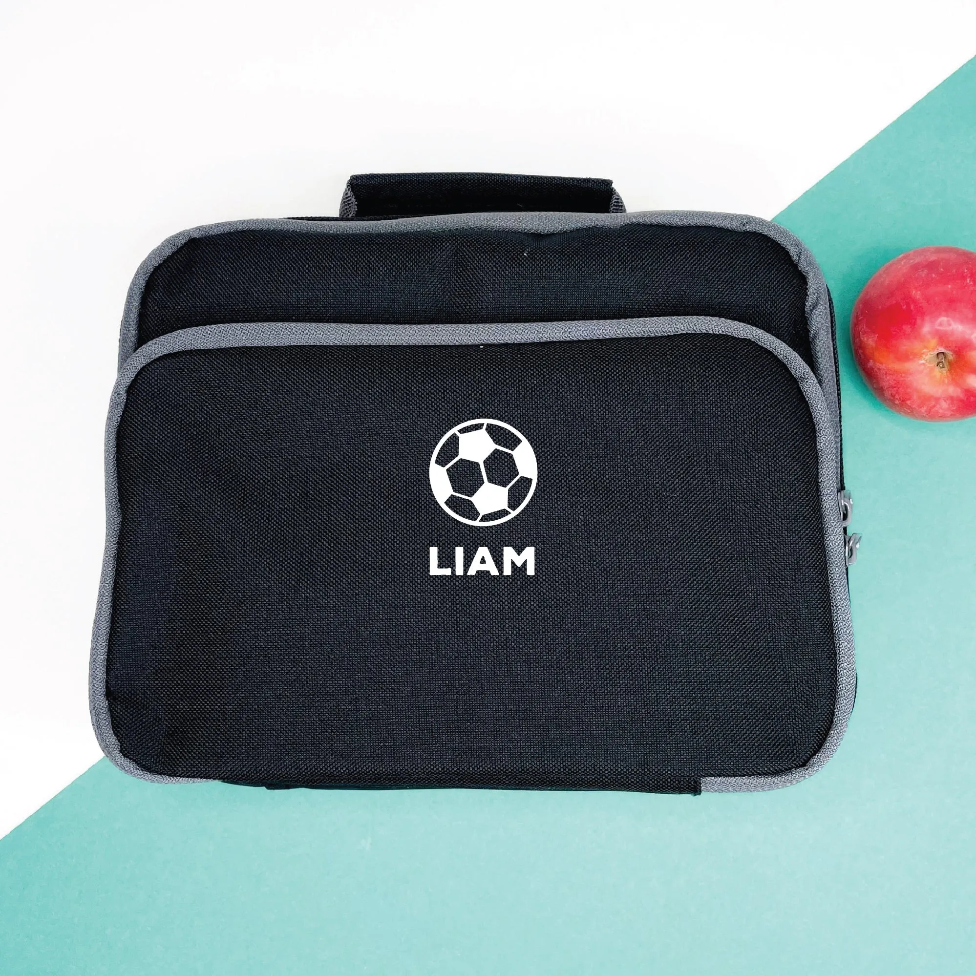 Kids Personalised Football Lunch Box