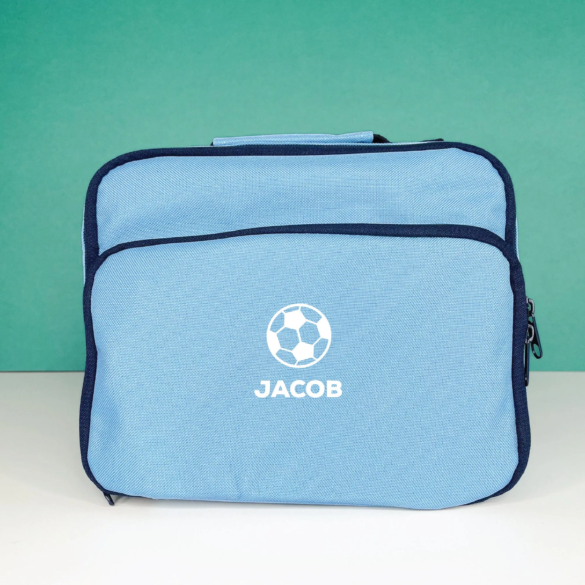 Kids Personalised Football Lunch Box