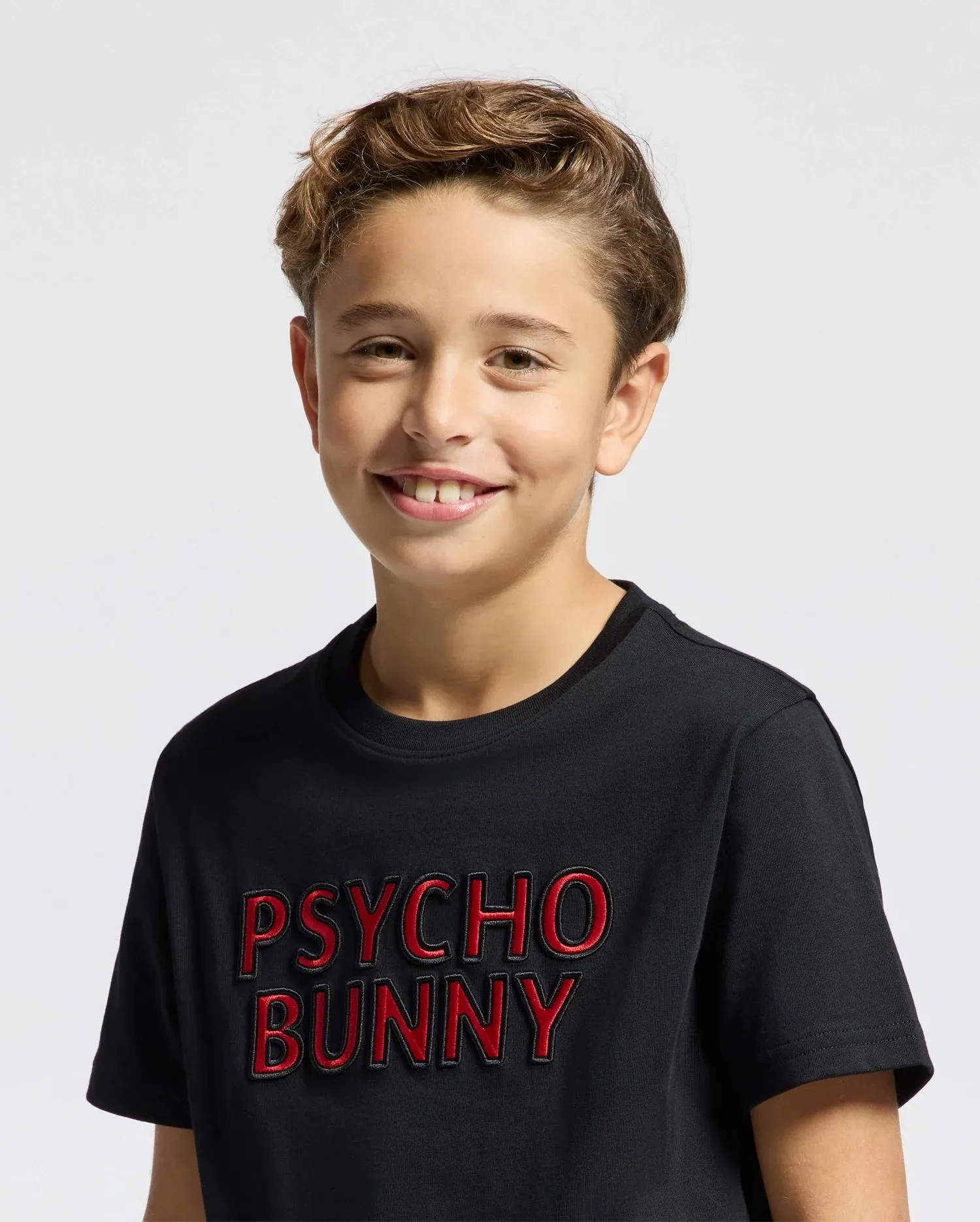 KIDS PIERCE EMBROIDERED GRAPHIC TEE - B0U116E200