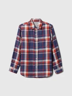 Kids Plaid Shirt