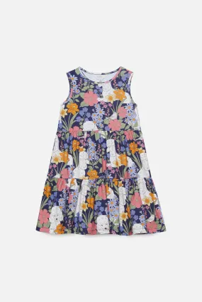 Poodle Patterned Children's Dress