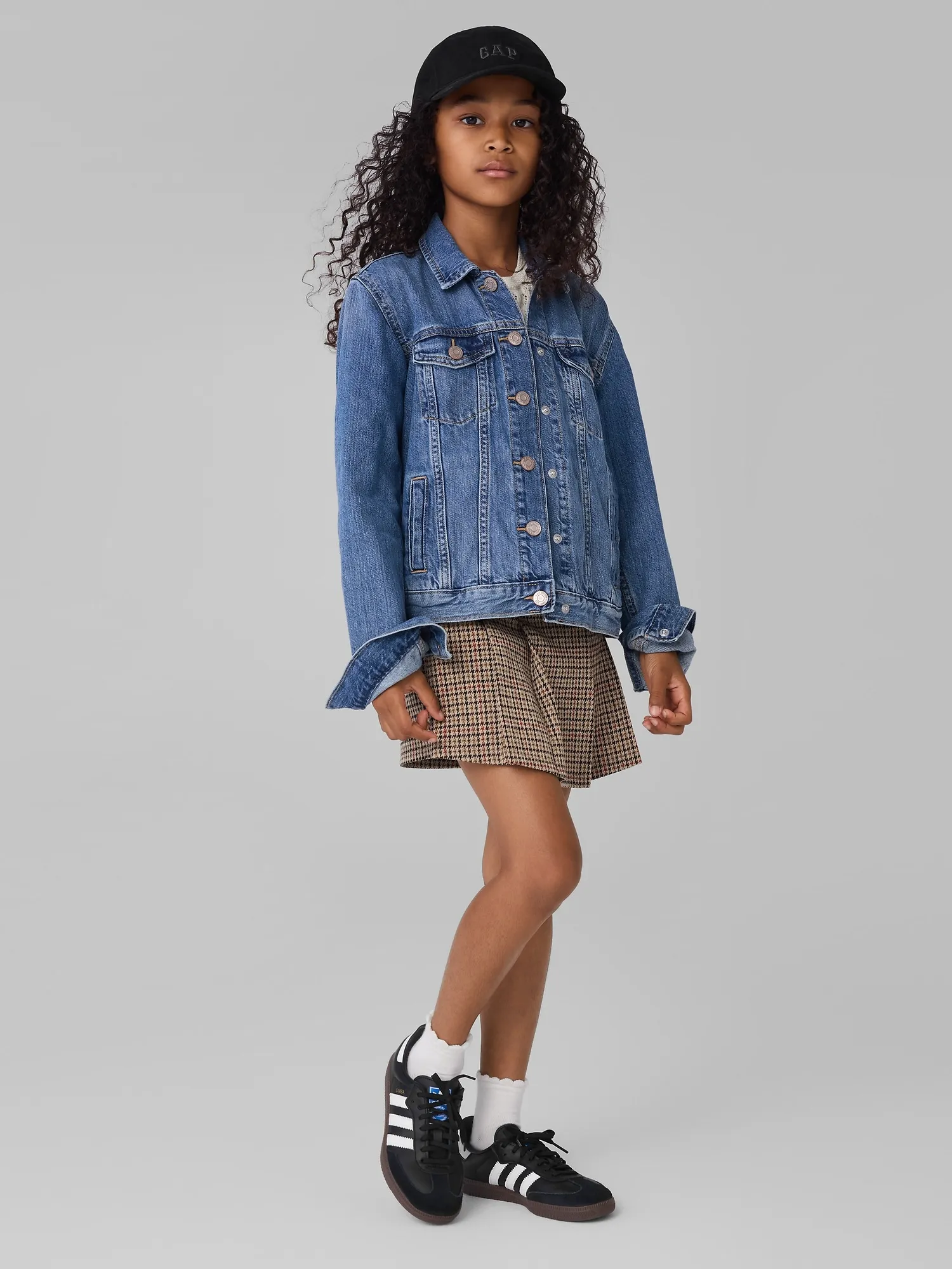 Kids Print Pleated Skort