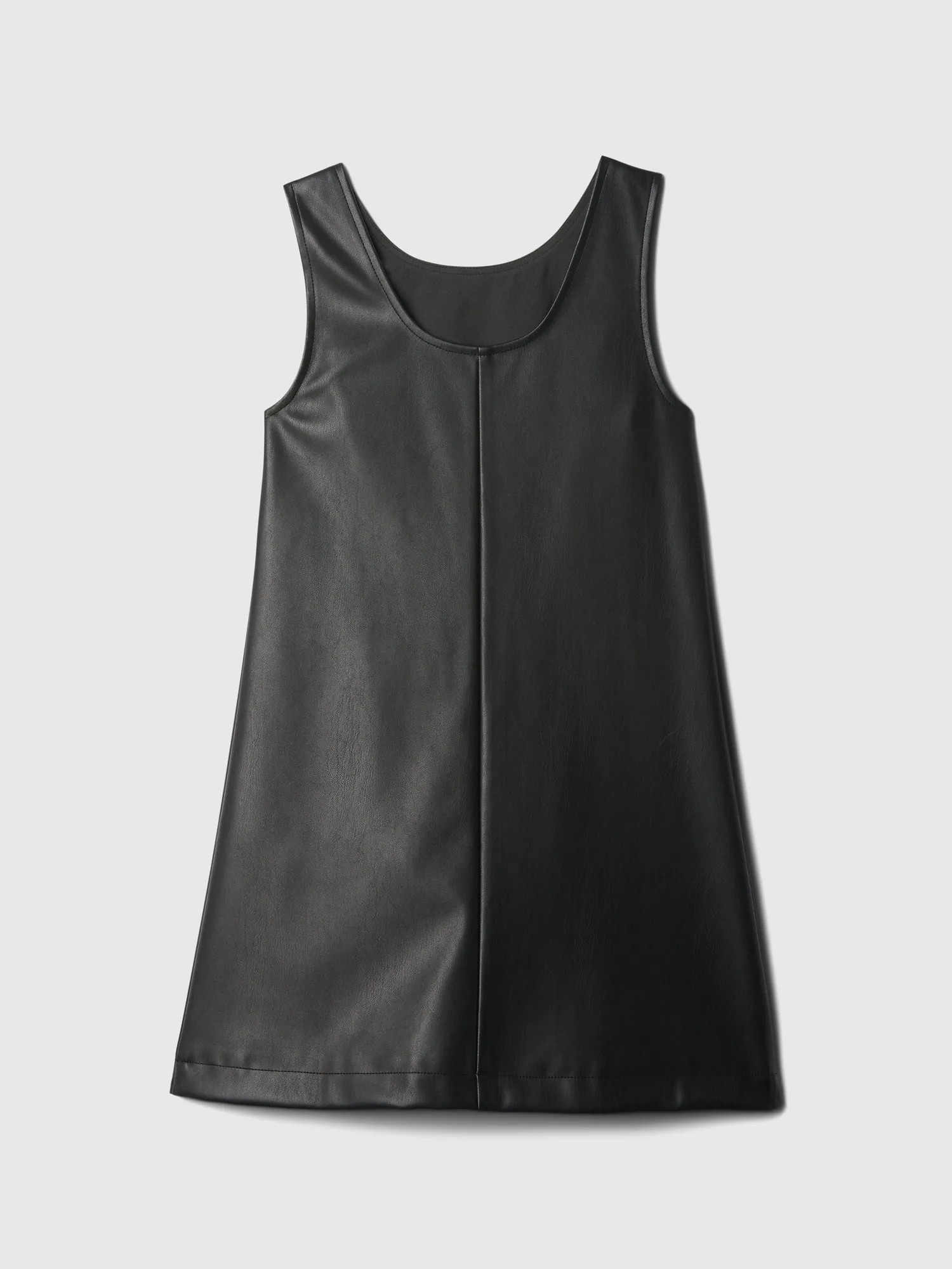 Kids Relaxed Vegan-Leather Dress