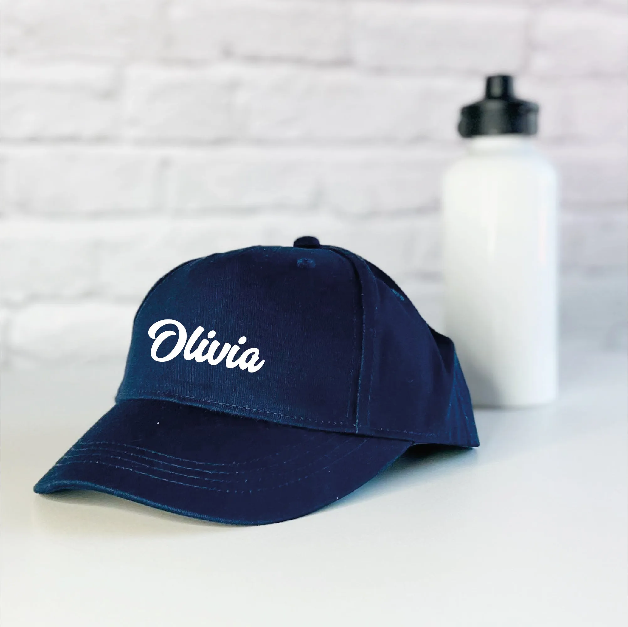 Kids Retro Style Personalised Cap