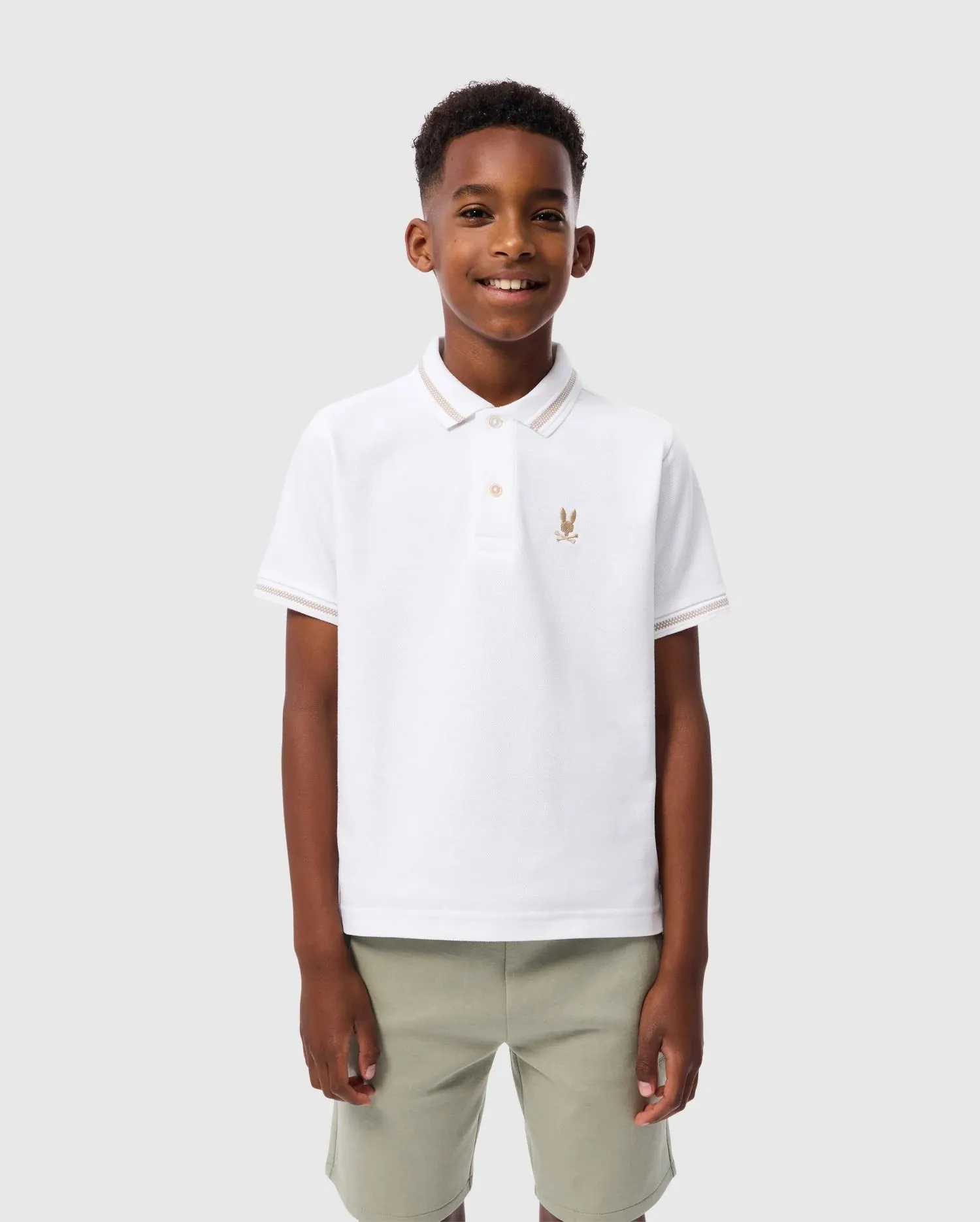 KIDS RIVIERA PIQUE POLO SHIRT - B0K640C200