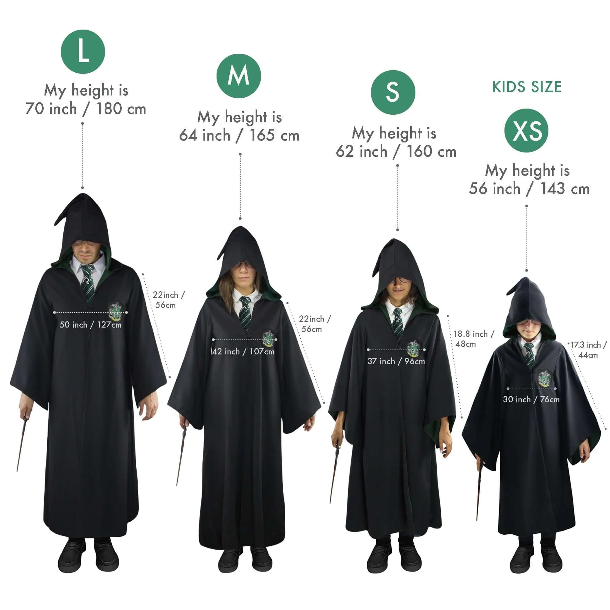 Kids Slytherin Robe