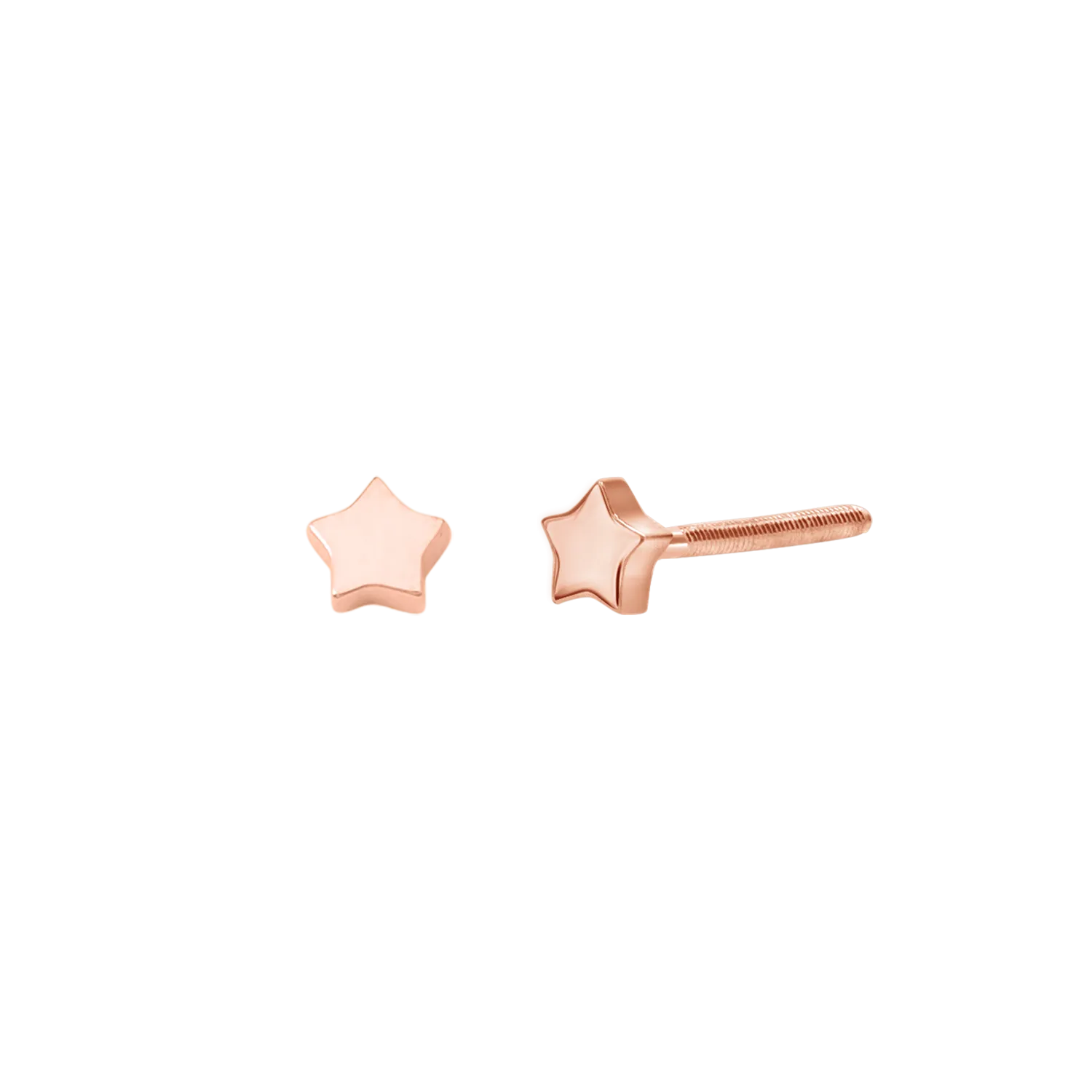 Starry Stud Earrings for Kids