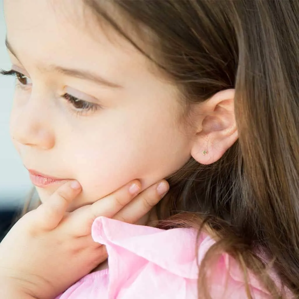 Starry Stud Earrings for Kids