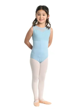 Child Gymnastics Leotard with Sweetheart Neckline