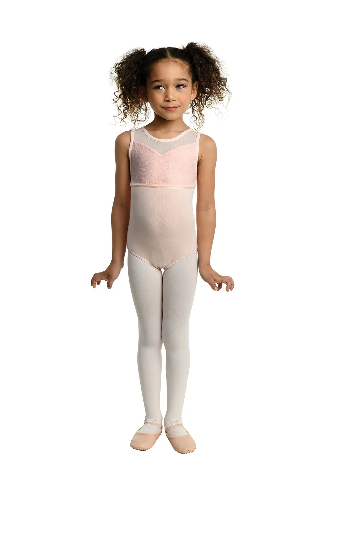 Child Gymnastics Leotard with Sweetheart Neckline