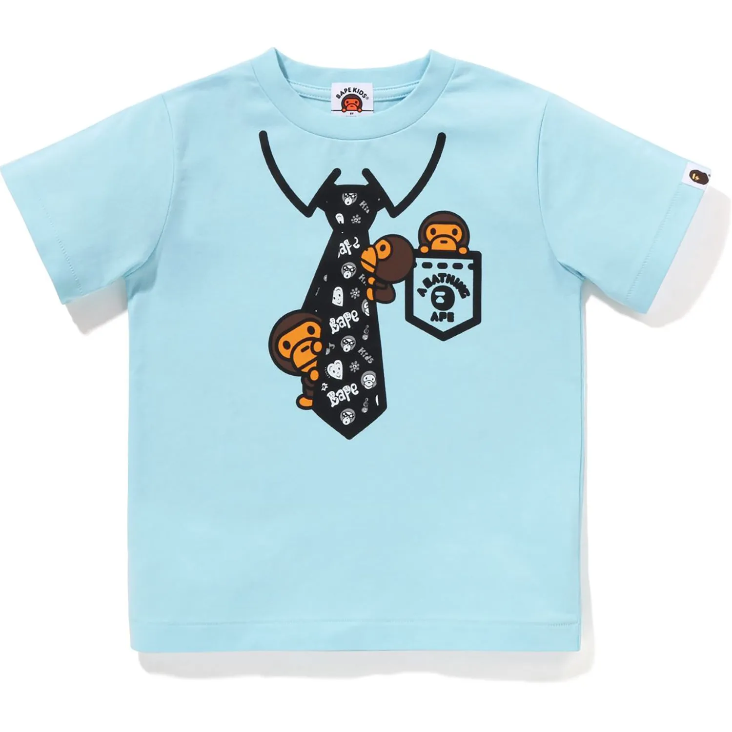 Children's BAPE X CHOCOMOO Tie Print T-Shirt and Pants Set