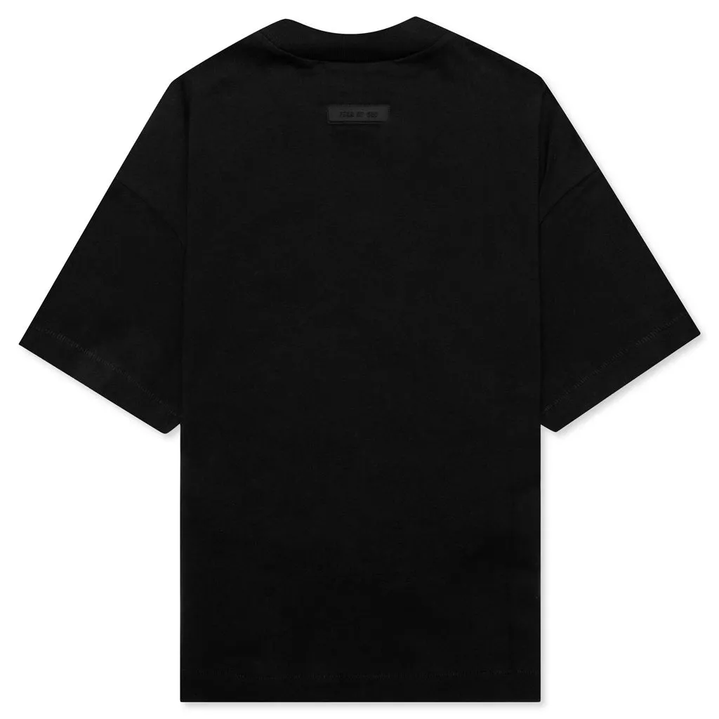 Children's T-shirt in Jet Black