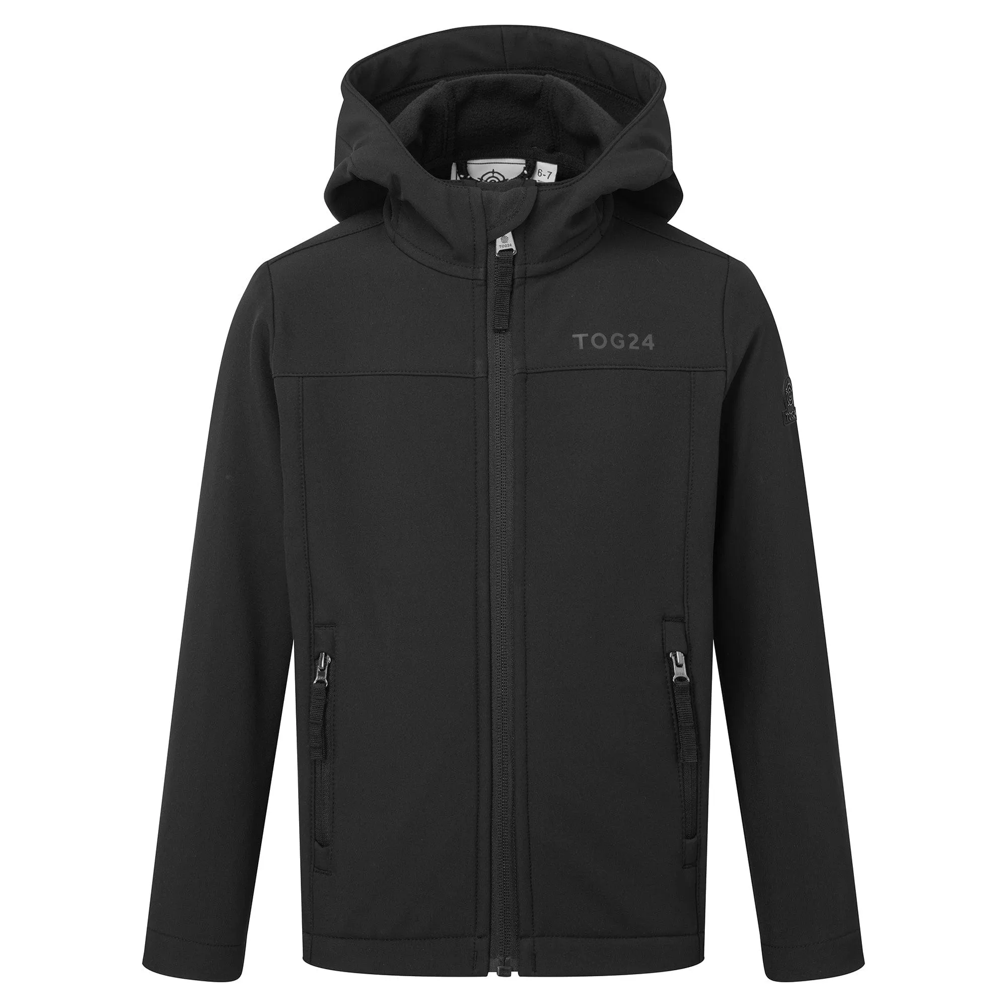 Koroma Kids Softshell Hooded Jacket - Black