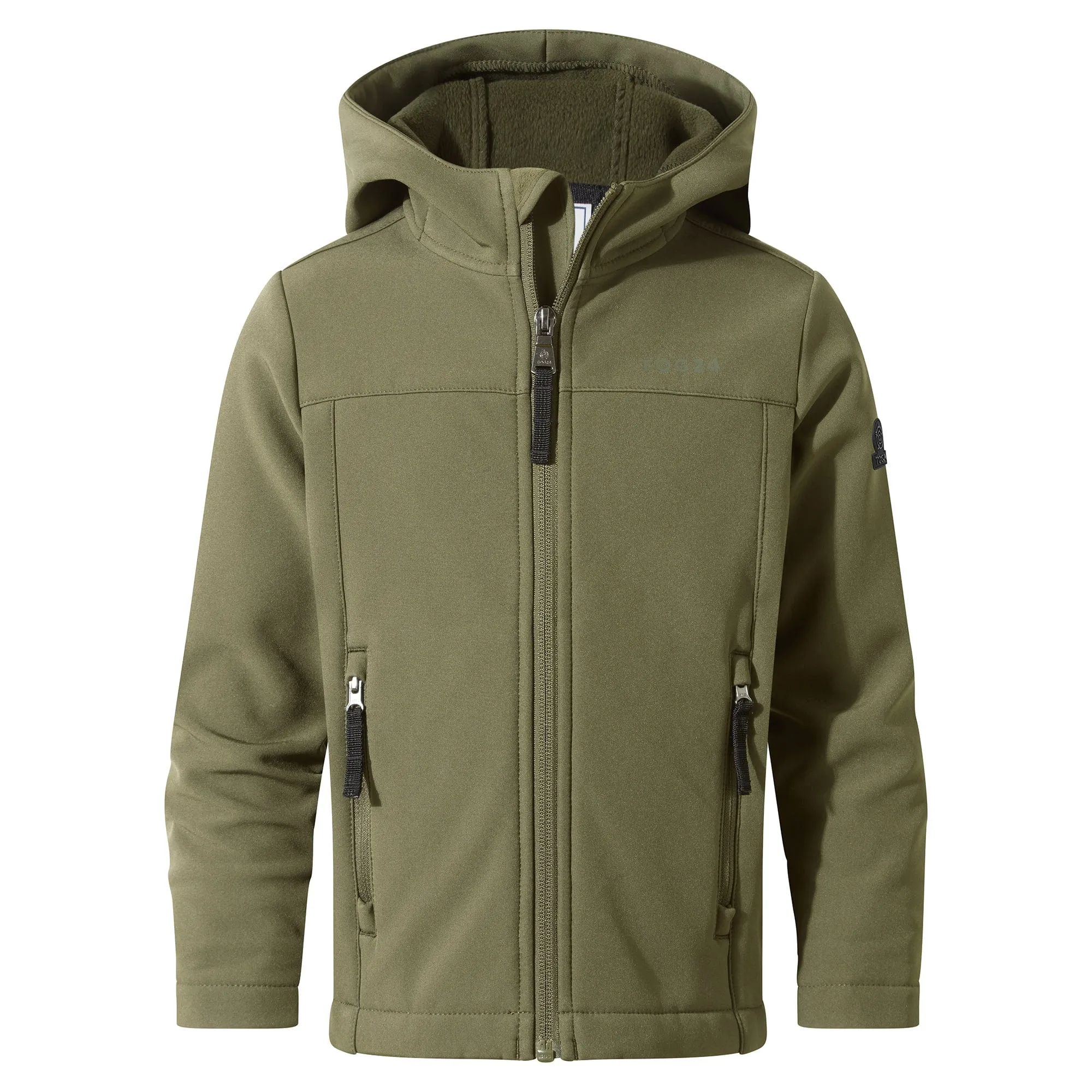 Koroma Kids Softshell Hooded Jacket - Khaki