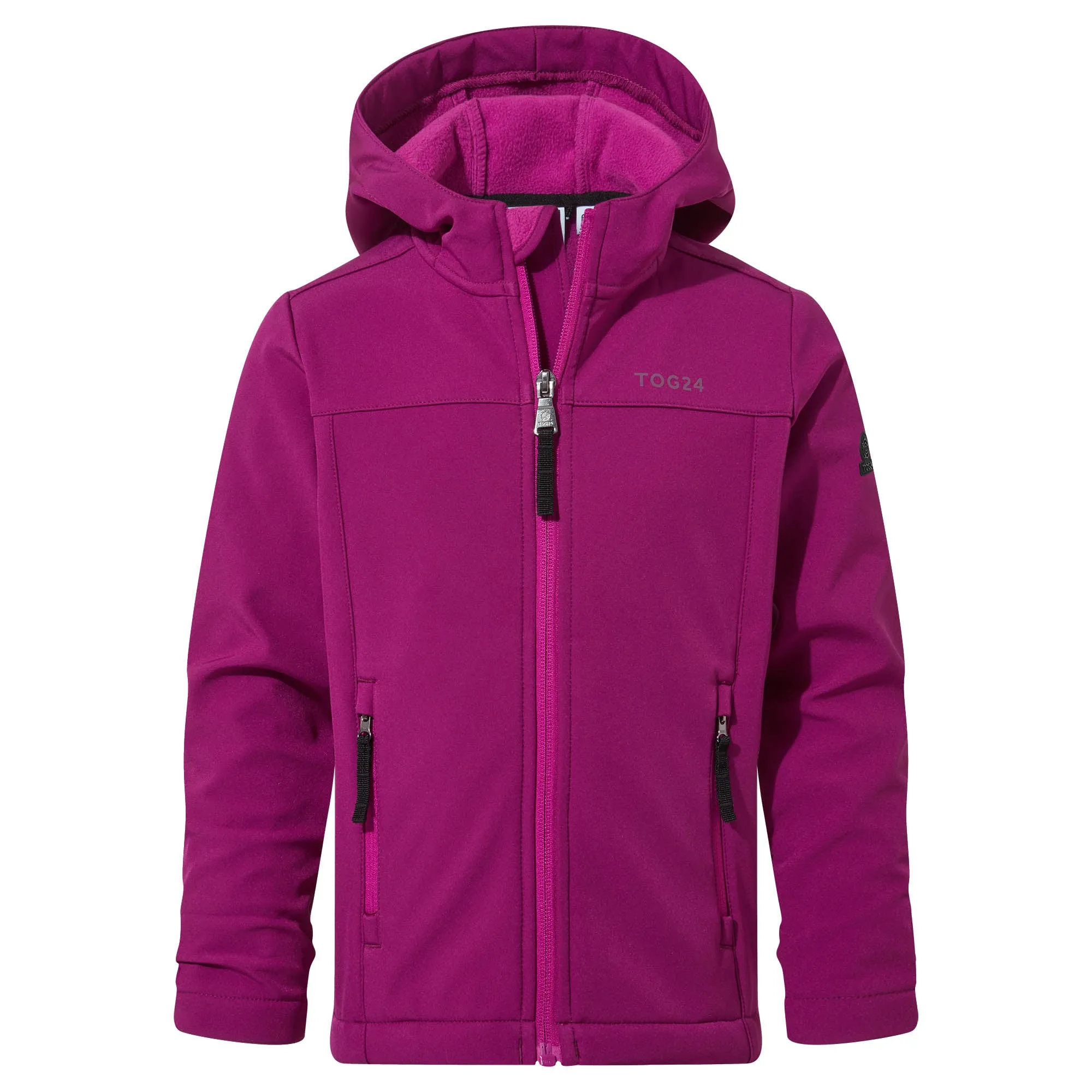 Koroma Kids Softshell Hooded Jacket - Purple Berry