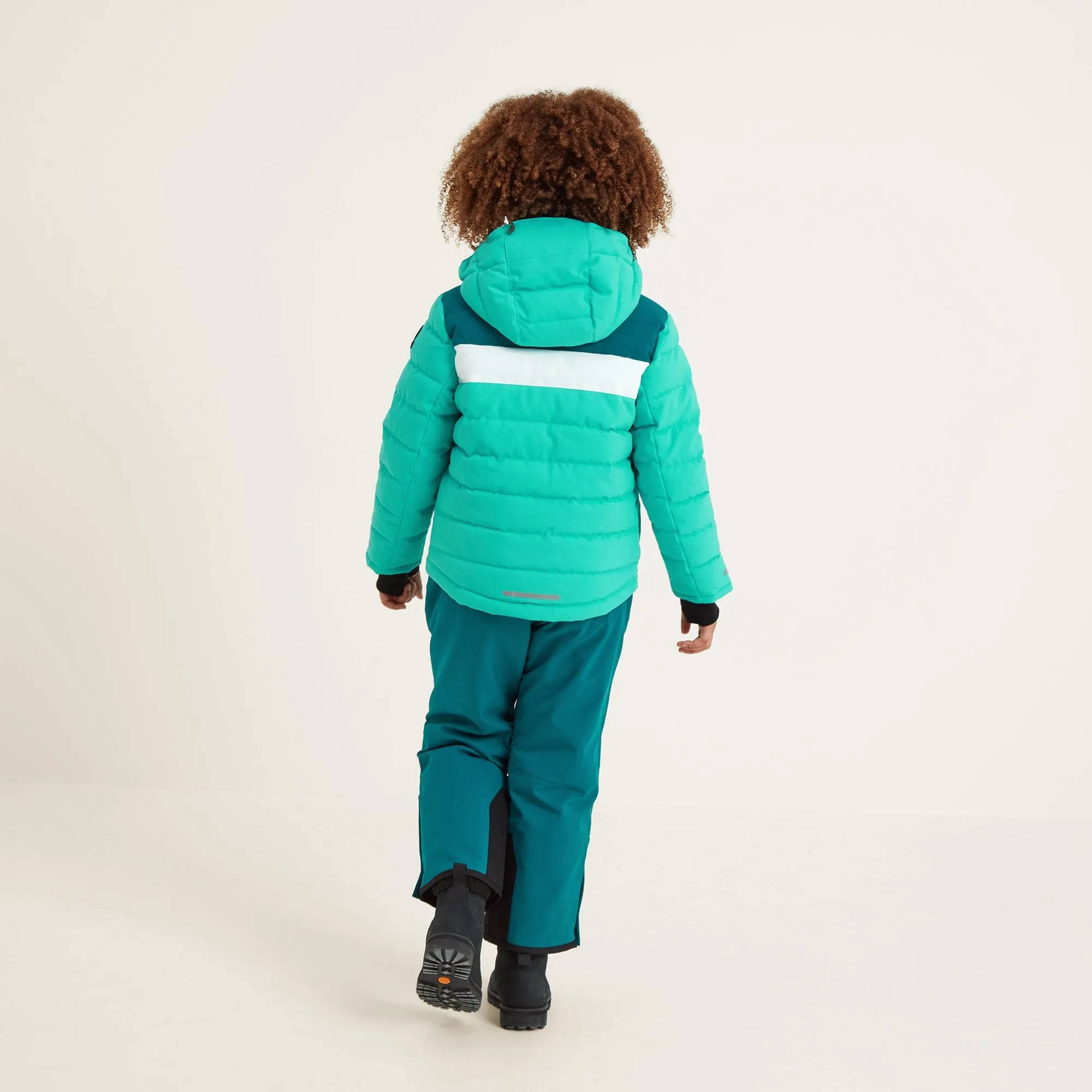 Laithe Kids Ski Jacket - Ceramic Blue/Pacific Blue