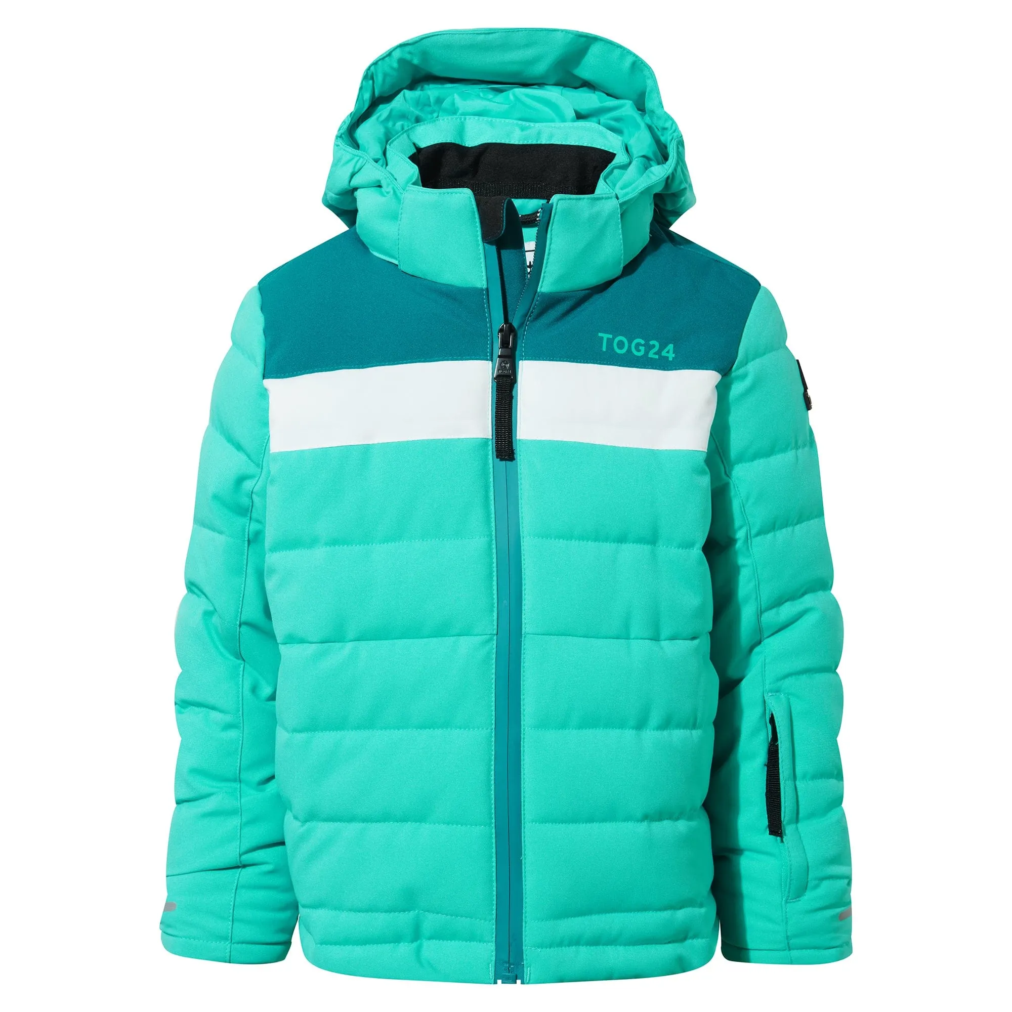 Laithe Kids Ski Jacket - Ceramic Blue/Pacific Blue