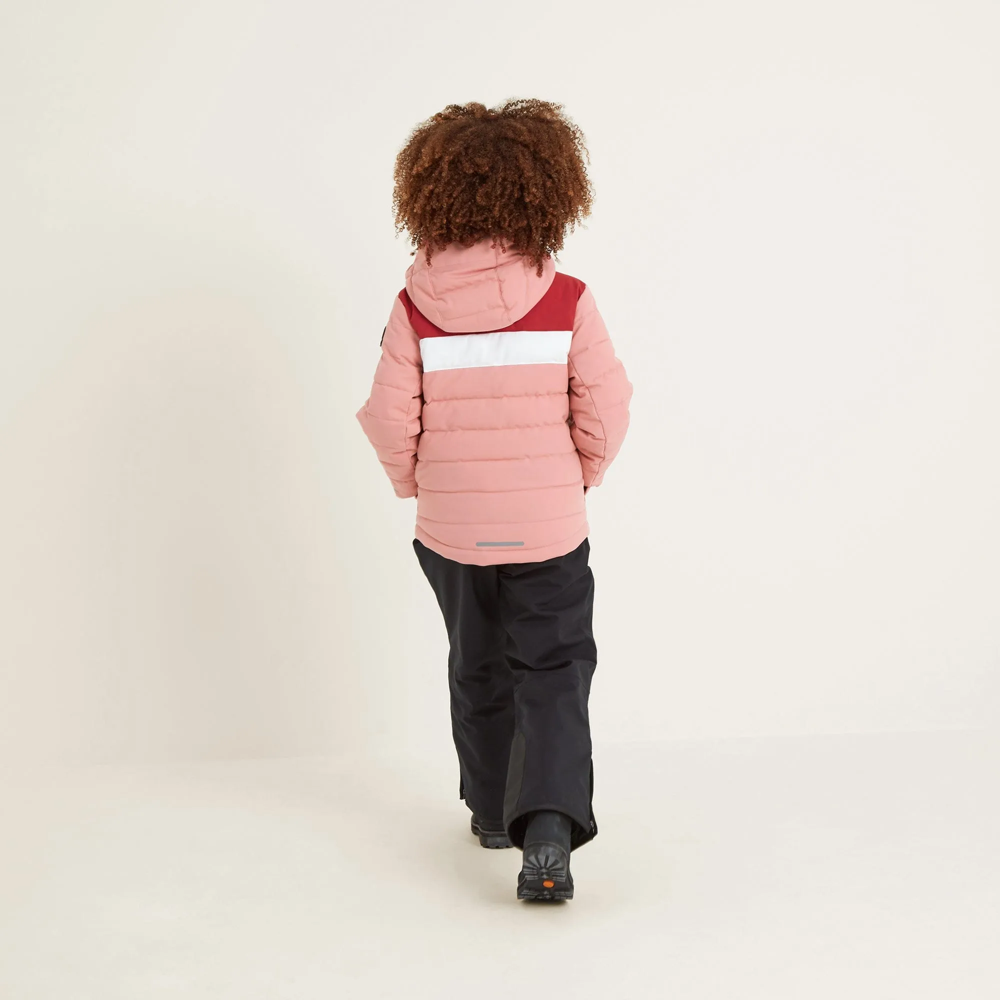 Laithe Kids Ski Jacket - Playful Pink/Dark Pink