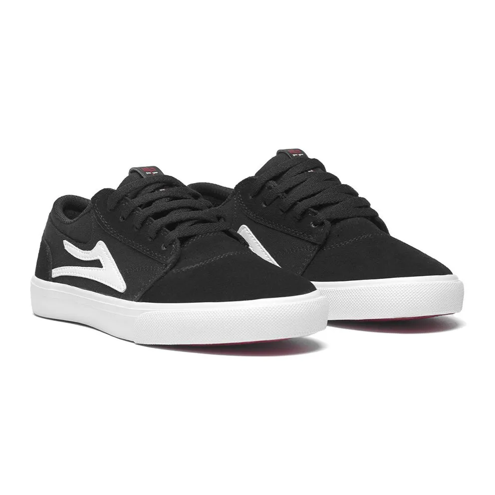 LAKAI GRIFFIN KIDS // BLACK/WHITE SUEDE