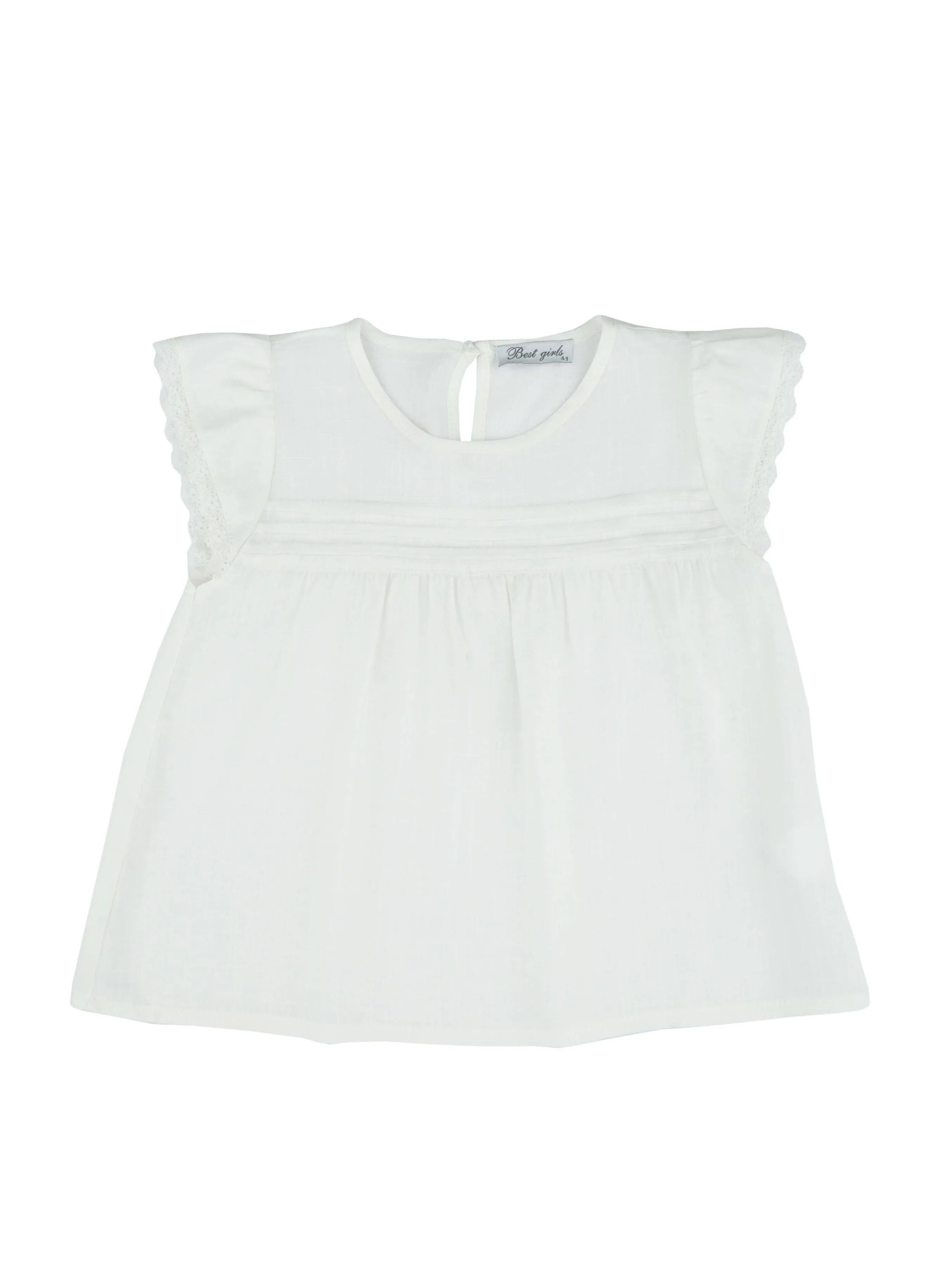 Lara Kids - Blouse blanche 3985