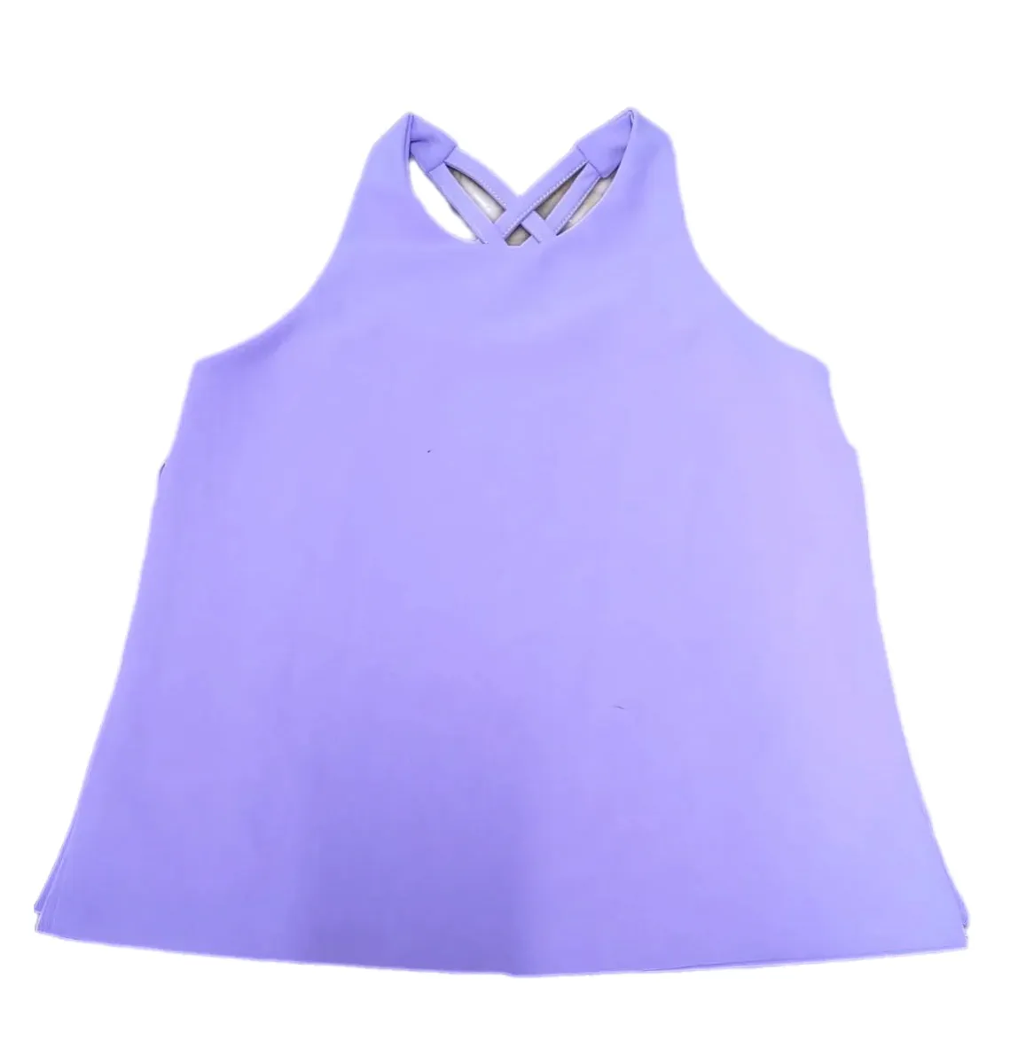 James & Lottie Lavender Cross Back Athleisure Top