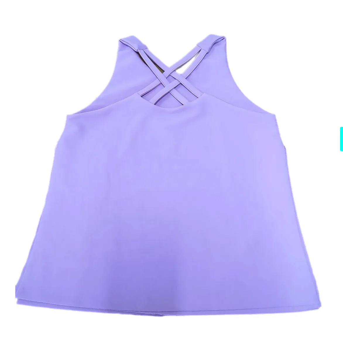 James & Lottie Lavender Cross Back Athleisure Top