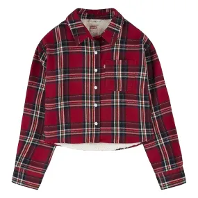 Levi's® Kids Long Sleeve Sherpa Lined Flannel Top (Big Kids)