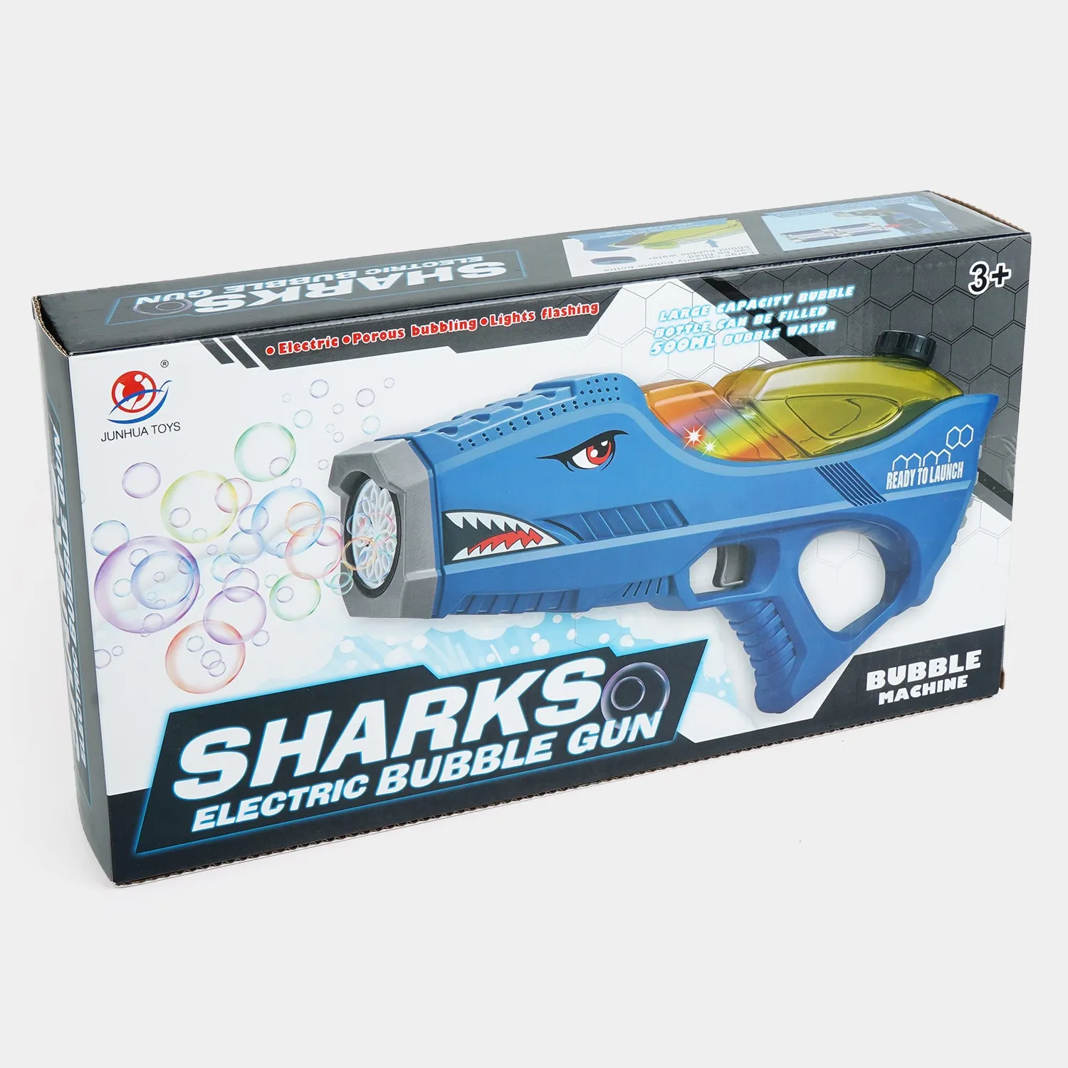 Electric Shark Bubble Launcher