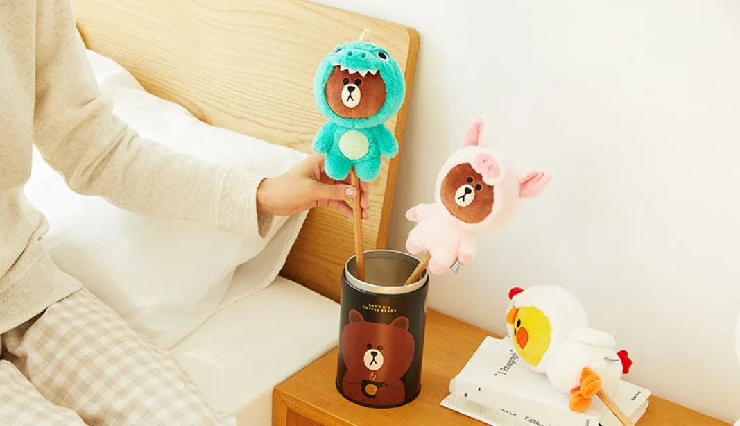 LINE Friends Brown Doll Massager - Fun Kids' Toy