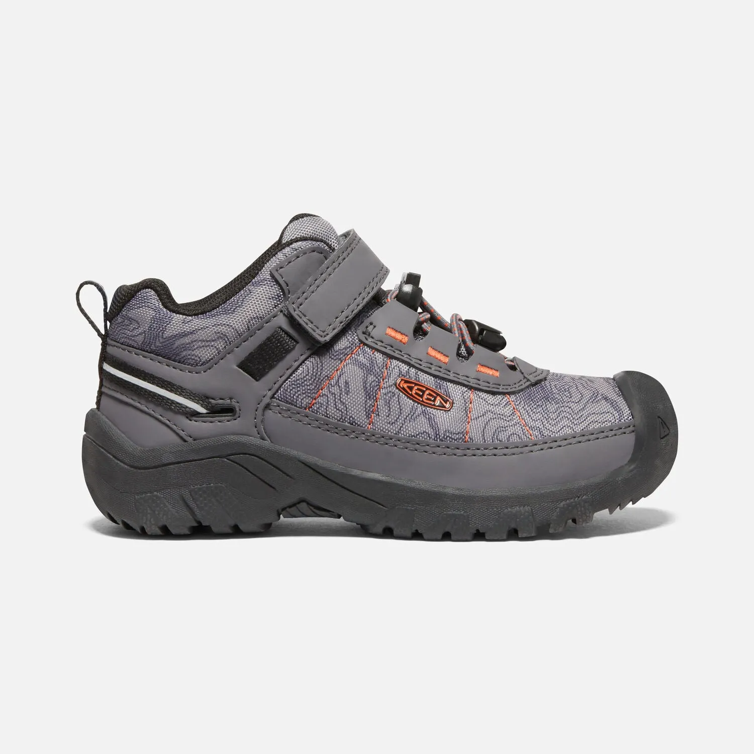 Little Kids Keen Targhee Sport Vent Shoe Color: Magnet/Scarlet Ibis