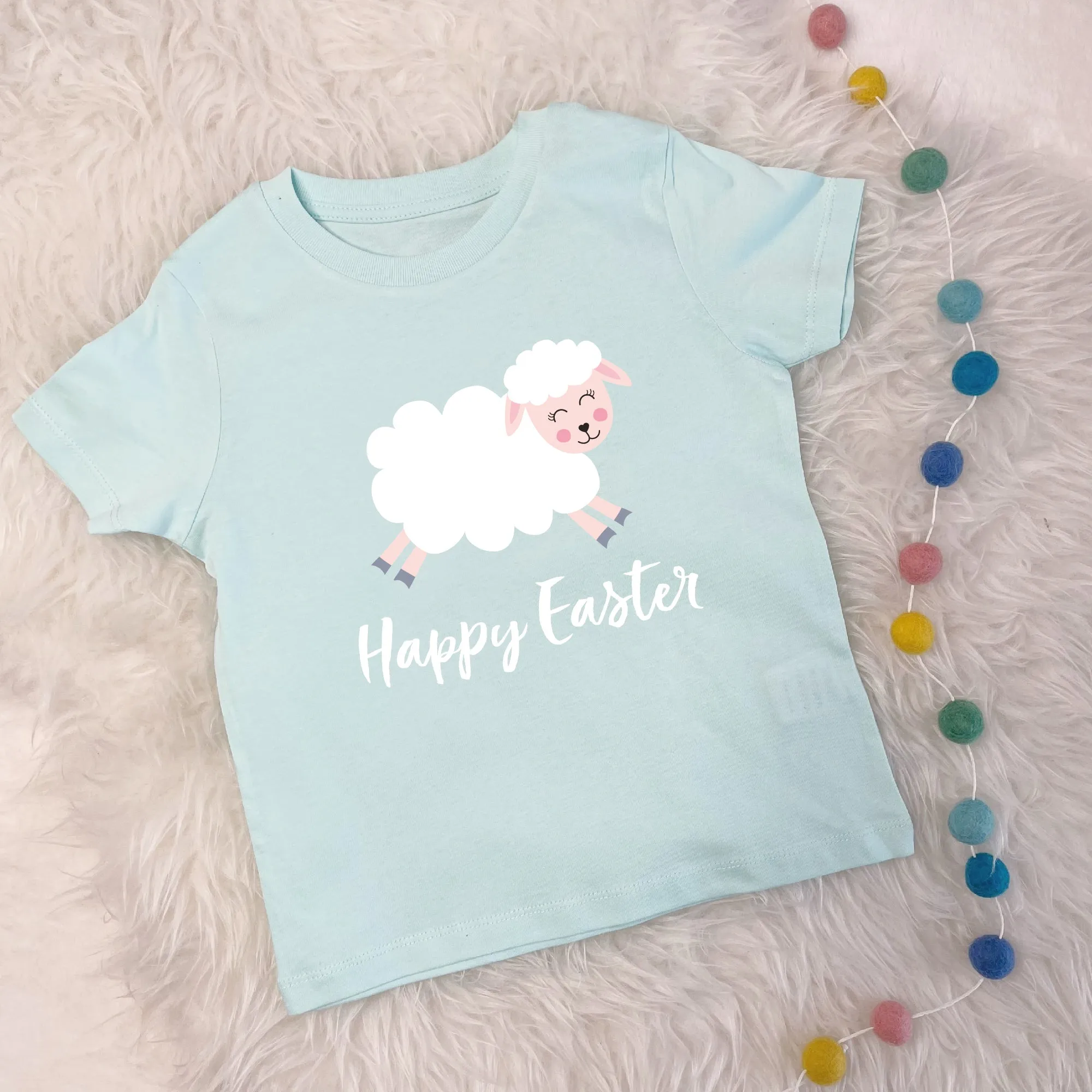 Little Lamb Kids/Baby Easter T Shirt