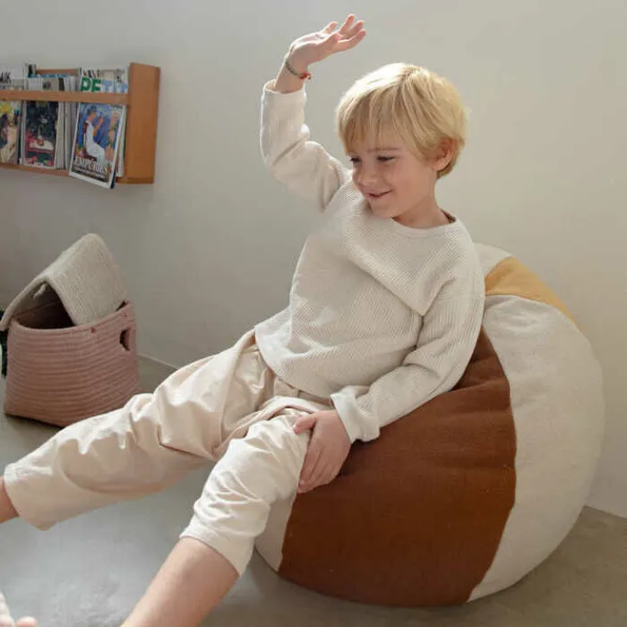 Children's Pouf Ball Ottoman